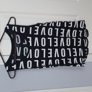 Express sleeveless "love" shirt